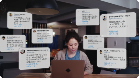 デイトラCMの画像